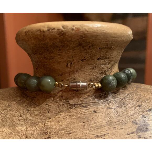 Green and Copper Multi Stone Necklace - Picture 6 of 6